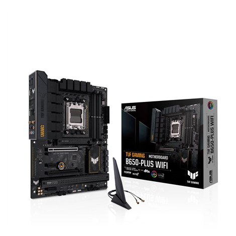 Asus | TUF GAMING B650-PLUS WIFI | Processor family AMD | Processor socket AM5 | DDR5 DIMM | Memory slots 4 | Supported hard di - 9